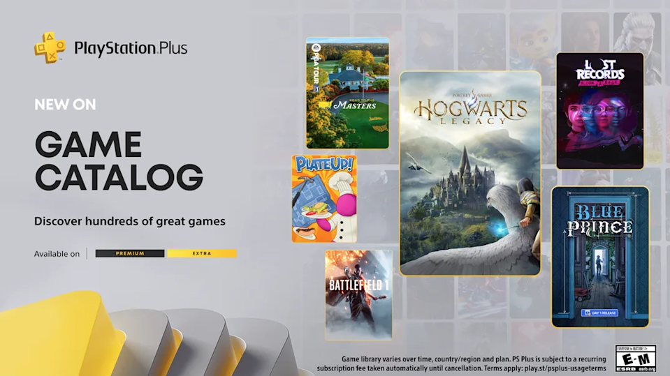 PS Plus April Extra/Premium 2025 line up